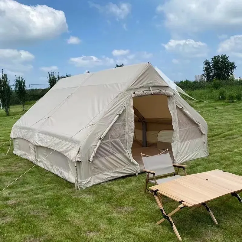 Outdoor-Camping ausrüstung, übergroßes und verdicktes regens ic heres Picknick Oxford aufblasbares Zelt [8 Quadratmeter]