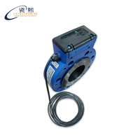 Compteur d'eau ultrasonique à montage wafer sans perte de pression R63, large plage DN50 DN65 DN80, pour eaux usées et eaux de mer