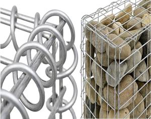 Caisse en gabion en fer traité thermiquement, anti-rouille, écologique, de 3 mètres, pour clôture de balcon et contrôle de l'érosion - Product Image 4