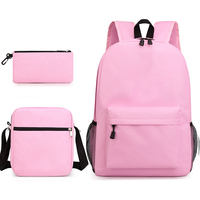 Vendita calda 2021 di lusso Druable bambini sacchetti di scuola borsa a tracolla tre pezzi set bambini scuola zaino borsa per le ragazze
