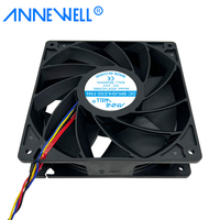 Ventilateur à faible bruit 14038 DC 24V/48V 140x140x38mm haute qualité et haute CFM IP55 étanche pour les applications industrielles extrêmes