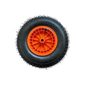 4.00-8 roues de <span class=keywords><strong>chariot</strong></span> pneumatiques en polyuréthane nouveaux petits pneus et roues pneumatiques <span class=keywords><strong>pour</strong></span> les industries de la restauration - Product Image 6