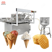 Machine industrielle automatique de fabrication de cône de petite tasse à gaufre Machine coréenne de fabrication de cône de crème glacée Biscuit de sucre