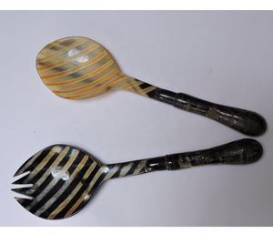 Salade Cuillère ensembles à Buffalo ou Corne De Boeuf - Product Image 6