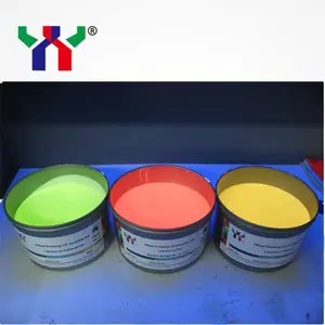 Ceres Offset Printing UV Invisible Ink Colorless To Yellow Green 1 Kg/can