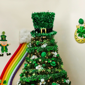 قلادة على شكل قبعة شامروكس، إكسسوار متعدد الاستخدامات، زينة معلقة لحفلات عيد القديس باتريك، مستلزمات زخرفية - Product Image 5