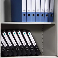 Armoire de classement en acier pour bureau, meuble de rangement métallique de taille standard, équipement modulaire