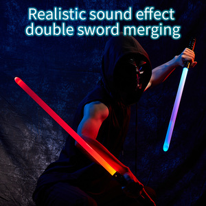 Warwolf 2 pièces 15 couleurs USB épée lumineuse jouets <span class=keywords><strong>sabre</strong></span> <span class=keywords><strong>laser</strong></span> en métal Hilt Lgt <span class=keywords><strong>sabre</strong></span> <span class=keywords><strong>laser</strong></span> - Product Image 5