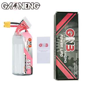 Batterie de drone FPV authentique Gaoneng GNB <span class=keywords><strong>450mAh</strong></span> HV4.35V 1-6s 80C/160C avec connecteur A30/PH2.0/XT30 pour kit de drone de course FPV - Product Image 5