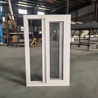 Fenêtres coulissantes en PVC à faible émissivité, design durable, prix d'usine, sur mesure, résistantes au vent, garantie 10 ans