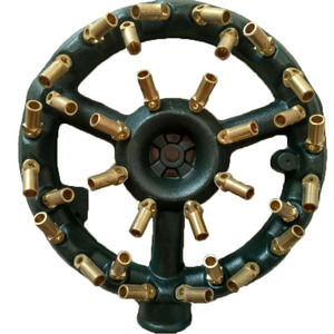 Electrodomésticos industriales Estufa de gas de hierro fundido Quemador de <span class=keywords><strong>wok</strong></span> Puntas de quemador de gas Quemador de chorro con 32 boquillas - Product Image 2
