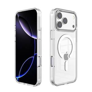 <span class=keywords><strong>Coque</strong></span> transparente magnétique robuste de haute qualité 2300 GS pour <span class=keywords><strong>iPhone</strong></span> <span class=keywords><strong>11</strong></span>-17 Pro Max en TPU et PC – Étuis pour téléphones portables - Product Image 1