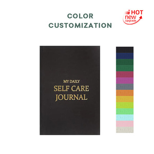 工厂高品质精装A5厚纸亚麻笔记本环保定制黑色笔记本 - Product Image 4