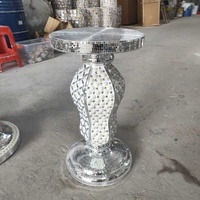 Pot Bunga Hak Tinggi, Dekorasi Rumah Modern, Pot Tanaman Taman, Serat Kaca, Tanaman Berdiri Beton Hijau