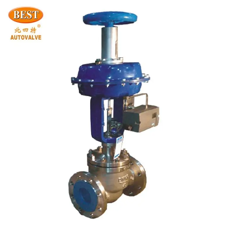 Offre Spéciale T86 pression d'eau hydraulique pneumatique diaphragme taux vapeur monoplace Globe bride régulation vanne de contrôle de débit