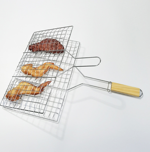 Panier de barbecue robuste - Conception rotative verrouillable pour un retournement et une cuisson faciles - Product Image 1