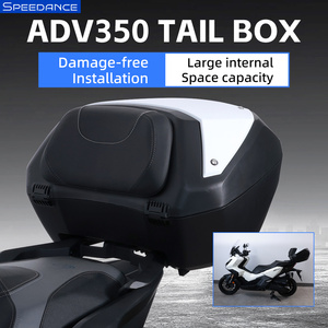 Boîte à bagages arrière SPD 50L grande capacité, installation sans perçage, serrure antivol, compatible avec les boîtes arrière de <span class=keywords><strong>moto</strong></span> Honda ADV350 - Product Image 2