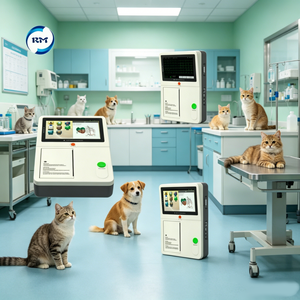 Dispositivo Portátil <span class=keywords><strong>de</strong></span> ECG Veterinario <span class=keywords><strong>de</strong></span> 5 Derivaciones con Batería Integrada y Detección <span class=keywords><strong>de</strong></span> Desconexión del Paciente - Product Image 2