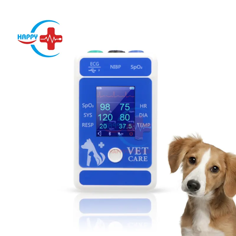 HC-R001B Veterinária Animais Handheld Monitor multi-parâmetro Monitores Veterinários Pressão Veterinária Pet Monitor De Pressão Arterial