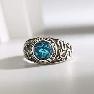 Anime Katekyo Hitman Reborn <span class=keywords><strong>Ring</strong></span> Giotto Anneaux en métal Halloween Homme Femme Cosplay Prop Accessoire Cadeaux - Product Image 1