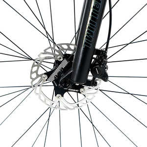 Vélo de montagne ODM en carbone VTT à suspension complète de 26 pouces avec fourche en alliage d'aluminium et titane à 12 vitesses, frein à disque, suspension Twitter - Product Image 1