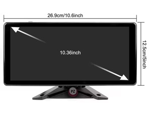 10.36인치 4K 비디오 레코더 블랙박스 트럭 모니터 IPS 터치스크린 CarPlay 자동 4채널 카메라 360도 안전 시스템 IP68 - Product Image 3