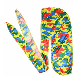 Durag da Uomo alla Moda, <span class=keywords><strong>Turbante</strong></span> <span class=keywords><strong>Bandana</strong></span> con Cuciture Esterne, Stampa Mimetica, Copricapo Durag Camo - Product Image 3