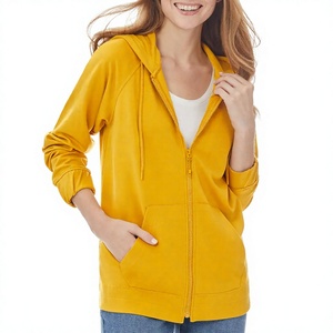 Sudadera Ligera y Transpirable de Invierno para Mujer, con Capucha, Cierre Completo, Diseño Personalizable, Corte Atlético, para Correr, Gimnasio, Uso Diario - Product Image 1