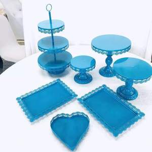 Sáng Tạo Kim Loại Tiệc Cưới Món Tráng Miệng Nhà Hàng Bánh Hiển Thị Truy Cập Nhiều Thiết Kế Ren Sắt Nhiều Lớp Bánh Đứng Thiết Lập - Product Image 6