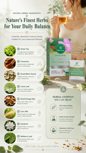 WinsTown organic slimming Supplements PCOS Metabolic Balance Slimming <b>Tea</b> Cinnamon Dried Bitter Gourd Lotus Leaf <b>slim</b> Detox <b>tea</b> - Product Image 3