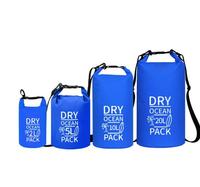 Vente en gros Polyester 10l Sac sec de bâche sur mesure avec logo Ocean Pack Pvc Sac sec étanche