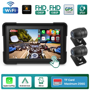 Carplay xe máy hệ thống GPS | 5 inch màn hình chống thấm nước, bluetooth, Android tự động | xách tay moto Navigator - Product Image 4