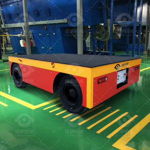 รถเข็นขนส่งแบบแบนสำหรับโรงงานเหล็ก รับน้ำหนักได้ 60 ตัน รถเข็นขนส่งวัสดุแบบไร้ราง ใช้พลังงานแบตเตอรี่ ขนาด 1-200 ตัน - Product Image 2