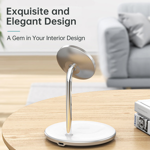 Cargador inalámbrico 2 en 1 para iphone y <span class=keywords><strong>android</strong></span> para <span class=keywords><strong>airpods</strong></span>, producto más vendido, cargador magnético sans fil 15w - Product Image 4