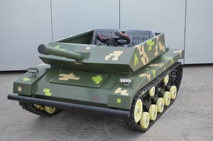 Mini tanque RC eléctrico de alta calidad, vehículo de entretenimiento de terreno fresco - Product Image 4