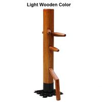BunnyHi QJ023 Personnalisable Couleur Chinois Kungfu Arts Martiaux Dispositif D'entraînement Équipement Wing Chun Mannequin Kung Fu Mannequin En Bois