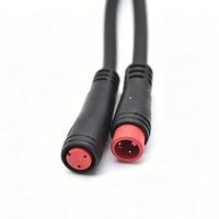 Kabel Harness Konektor Tahan Air Berkode Warna M8 Buatan Pabrik Khusus (2/3/4/5 Pin) untuk Sepeda Listrik, Skuter & Elektronik Luar Ruangan