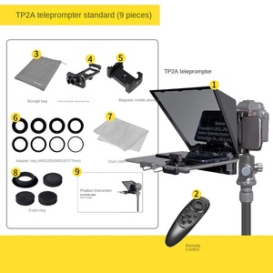 Téléprompteur Fuwei <span class=keywords><strong>TP2A</strong></span> 8 pouces pour appareil photo reflex numérique et téléphone portable, haute transparence, prise de vue horizontale et verticale, sous-titres en direct HD - Product Image 6
