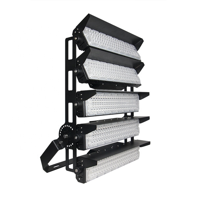 130lm/w full power 200w 400w 600w 800w 1000w high quality DC-12 aluminum IP66 waterproof LED stadium high mast light