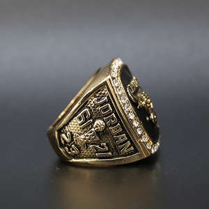 1991 Chicago Basketball <span class=keywords><strong>Jordan</strong></span> personnalisé haute qualité bague de championnat personnalisée alliage plaqué or pour cadeaux commémoratifs - Product Image 3