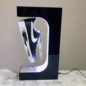 Sneakers Magnetic Levitation Rotating floating Display Stand Rack Creative Acrylic LED Luminous Shoe box