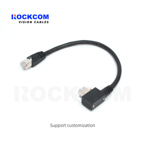 GigE RJ45 A RJ45 W/viti da incasso R/A 90R cavo Ethernet Gigabit opzionale alto flessibile per telecamera industriale <span class=keywords><strong>Cat.5E</strong></span> - Product Image 3