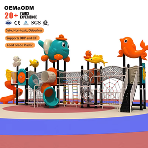 SageDelightRides Équipement de jeu extérieur OEM, Ensemble de jeu amusant Homard pour enfants, en plastique LLDPE et acier, pour écoles, parcs et collectivités, vente en gros - Product Image 1