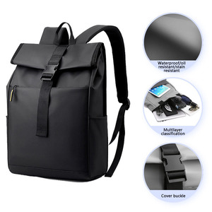 Custom <b>Laptop</b> Bags Waterproof Casual Sport Travel <b>Roll</b> <b>Top</b> Mochila Large Capacity Usb <b>Laptop</b> <b>Backpack</b> - Product Image 5