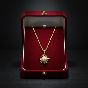 Collar con Colgante de Perla Natural de Agua Dulce, Estilo Simple y Moderno, Chapado en Oro de 18k, Regalo para Mujer, Imprescindible - Product Image 6