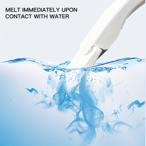 Tête en tissu non tissé remplaçable jetable assainissant l'air détergent concentré soluble brosse de toilette jetable - Product Image 3