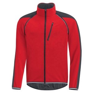 Men's Customized <b>Stand</b> Collar Zipper Closure Sporty Autumn Outerwear Regular Fit Breathable Knitted <b>Cycling</b> MTB Jacket - Product Image 4