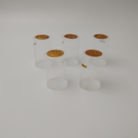 Capuchon de capsule thermorétractable pour bouteille de vodka champagne avec impression de logo personnalisé entièrement stocké