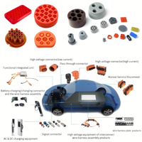 Oeillets de câble en caoutchouc de silicone double face 3mm-25mm Protecteur de fil électrique Joint de bouchon anti-poussière pour l'industrie automobile Coupe personnalisée