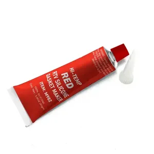 Hiconfident nhiệt độ cao OEM Silicone sealant ô tô màu đỏ màu xám đen RTV Gasket Maker